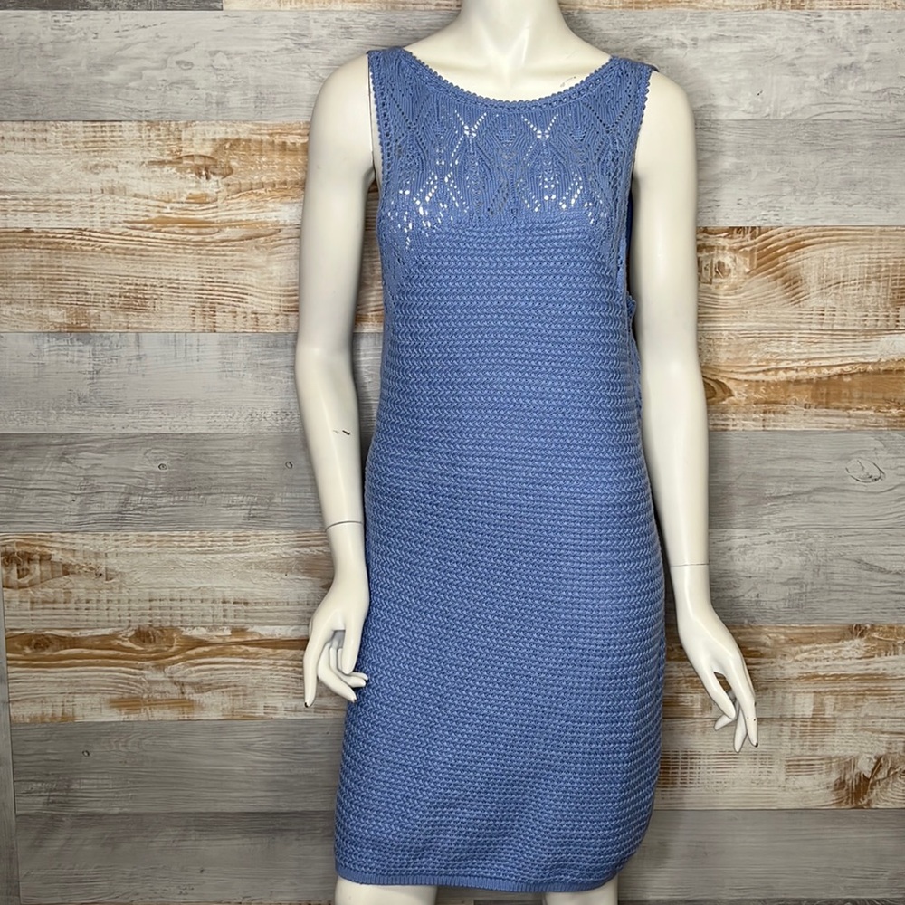 Free People Beach knit dress size Large purple Medium and Large
